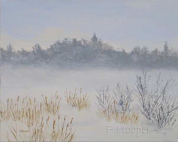 Mist on the Frozen Lake