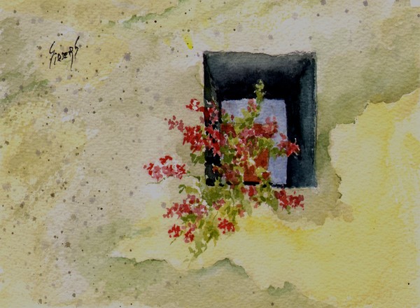 Niche with Flowers