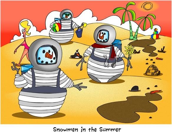 Summer Snowmen