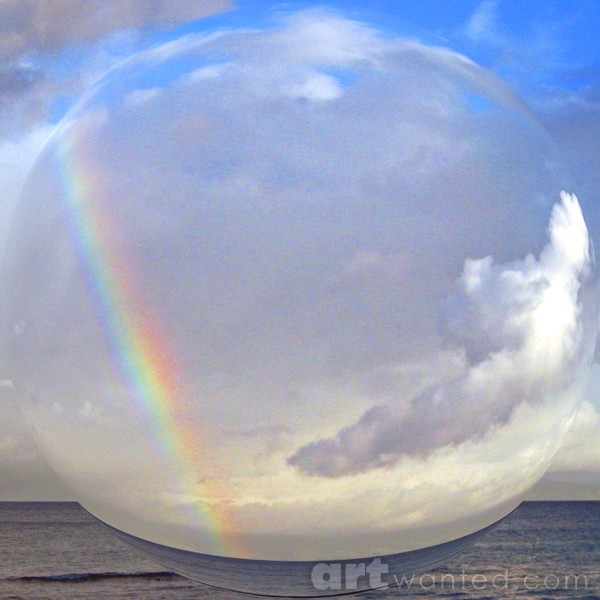 Rainbow in a Bubble