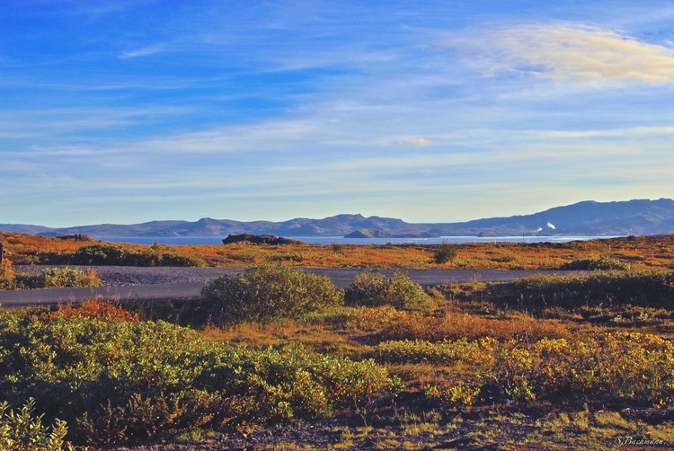 Wiev from Thingvellir Iceland.