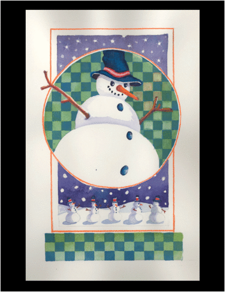 card SNOWMAN