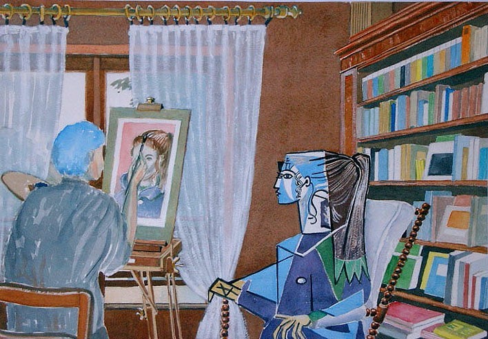 the reconstruction of Sylvette David