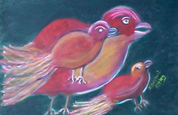 three birds