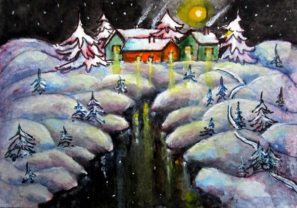 Winter moon