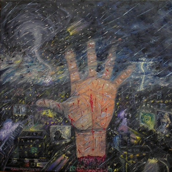 'Mi Mano' ('My Hand') c'08 oil on canvas 24'x