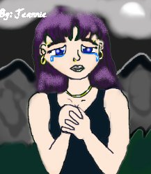 Goth woman