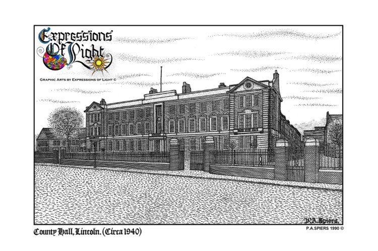 ExpoLight-Graphic-Arts-Lincoln-City-County-Hall-1990-0001 (Pen-&-Ink-Mono-SP)