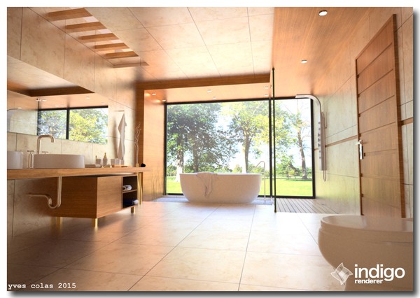clear bathroom by Sergio Chaparro Mafra