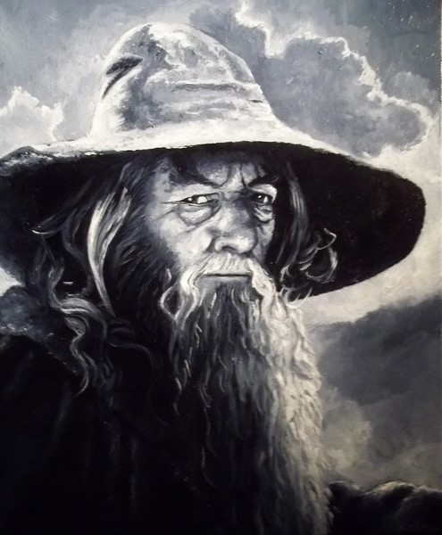 Sir Ian Mckellen, as Gandalf