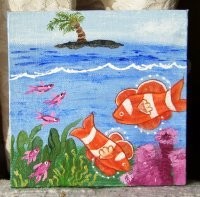swim, clownfish, swim