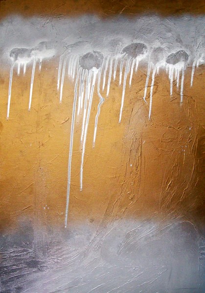 “Rain” acrylics on canvas 70×50 cm