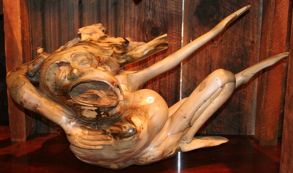 Woman in Wood