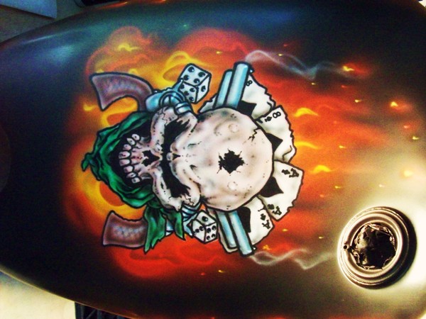 motorcycle tank