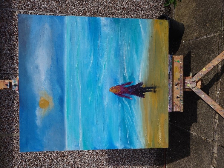 The abandoned woman 
