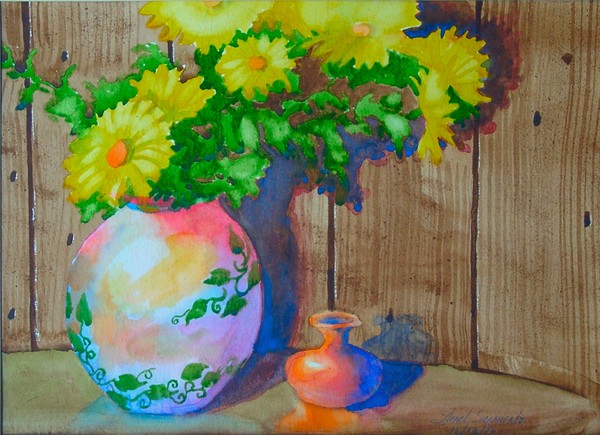 Daisies in Vase