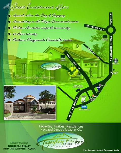 tagaytay forbes residences flyers (back)