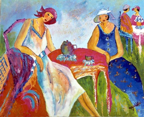 Le thé au jardin 