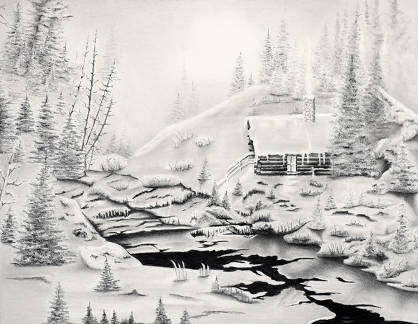 winter scene 