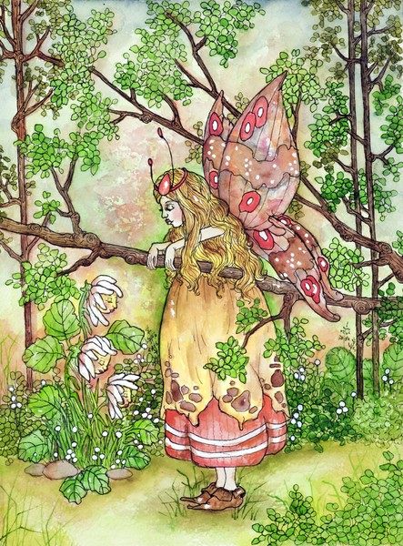Tending to the flowers