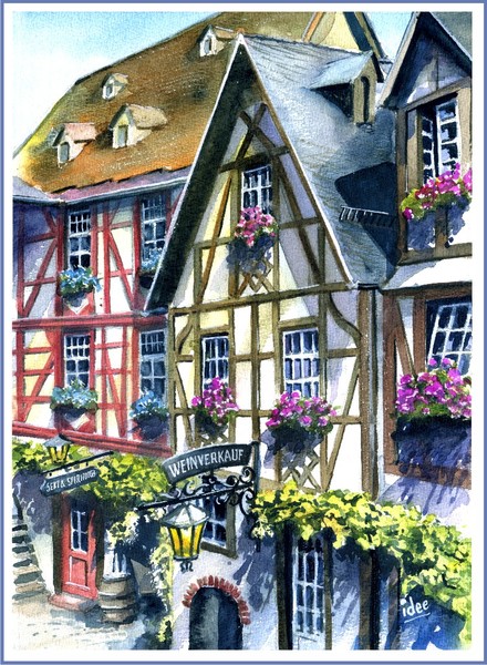 Wine-village  by the Moselle