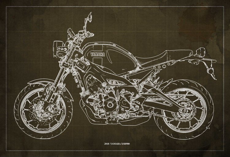 01 - 2018 Yamaha XSR900 - MARRON