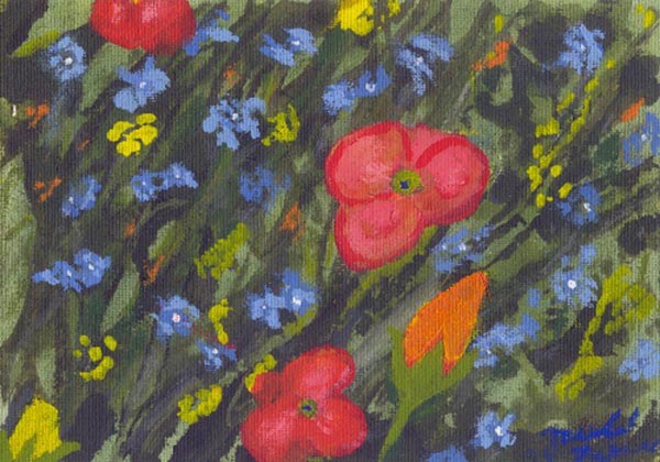 Flowers garden imagenary