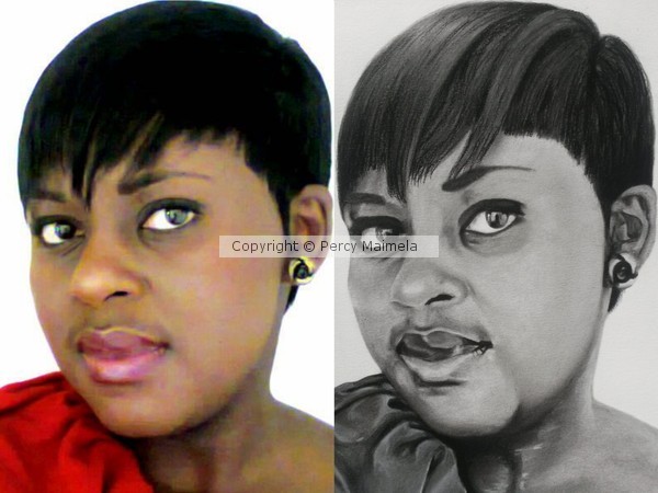 portrait of Miss Prudence Maseko by Percy Maimela 05 2014