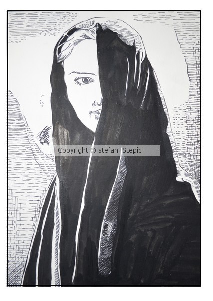 girl with the scarf