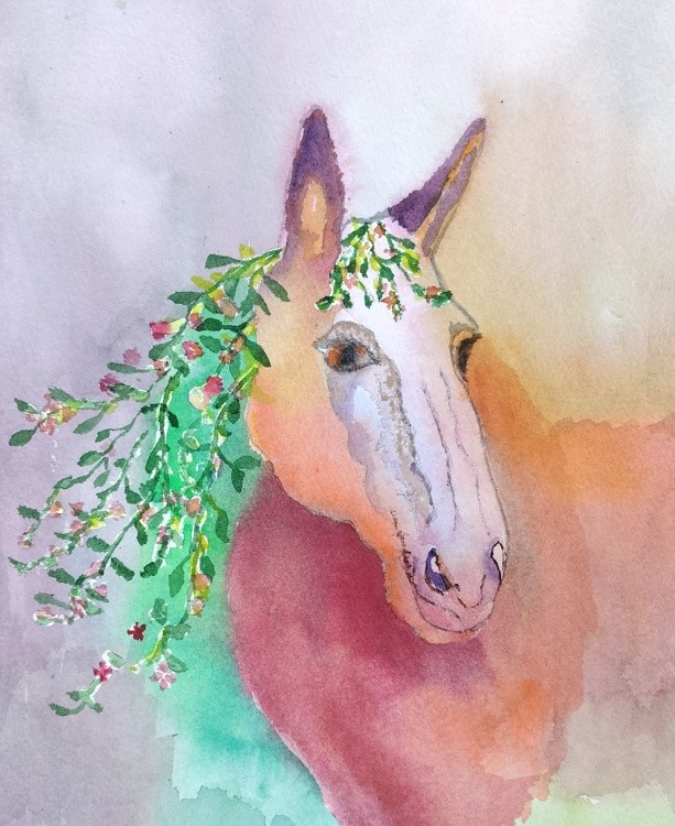 Spring as horse