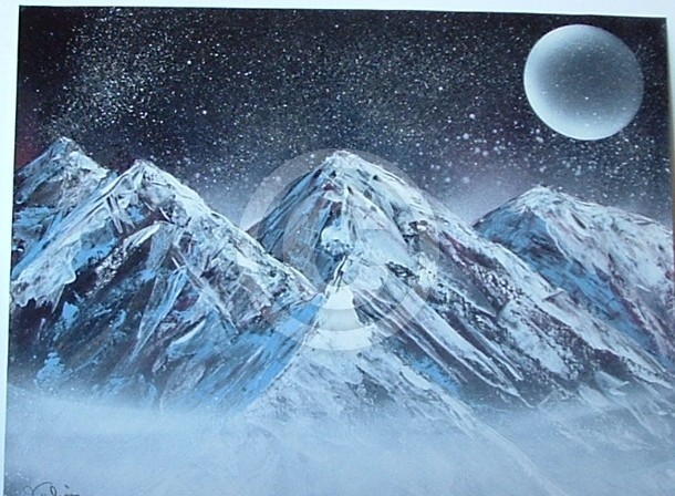 Moonlight Snow Mt.