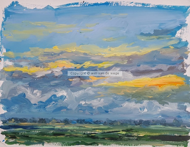 Polder landscape Kattendijke