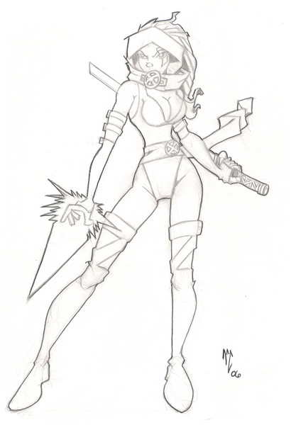 psylocke of the xmen