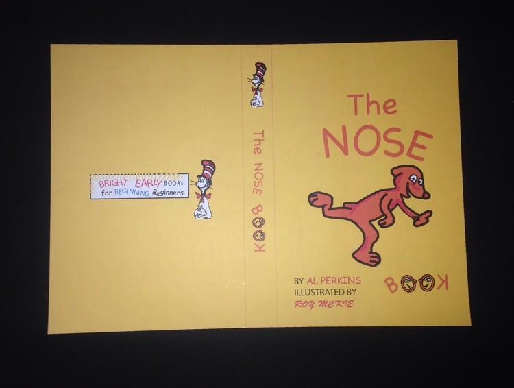 Book Sleeve Designs “The Nose Book”