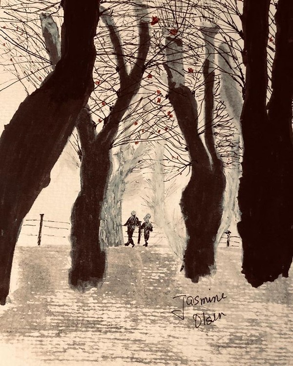 Walk in the Wintry Forrest