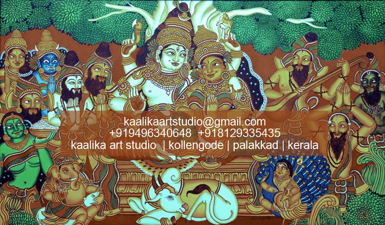 KERALA MURAL KAALIKA ART STUDIO KOLLENGODE PALAKKAD