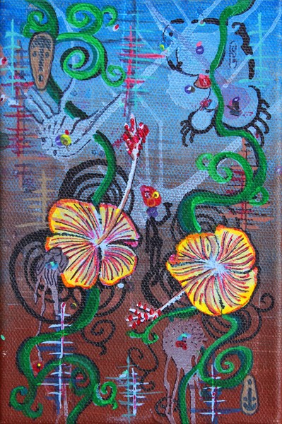 Kente Cloth Central African Bloom 