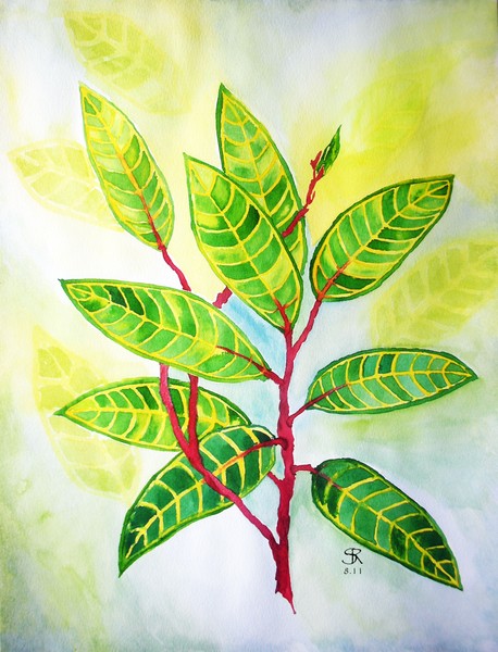 Leaf memoirs - yellows and greens