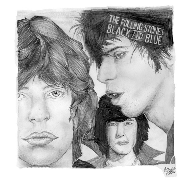 Rolling Stones Black and Blue