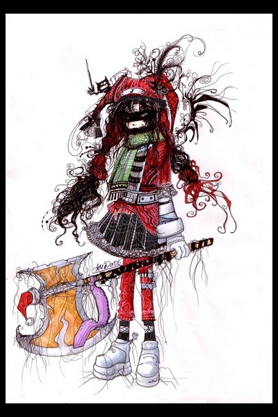 Axe.Girl.and their Christmas