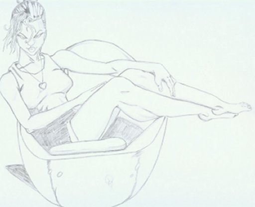 Lady in Chair