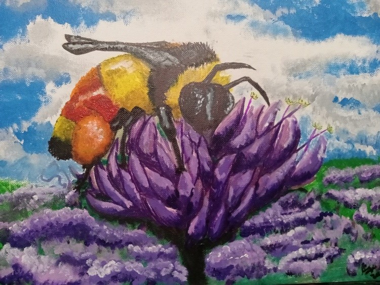 Bumblebee and clover
