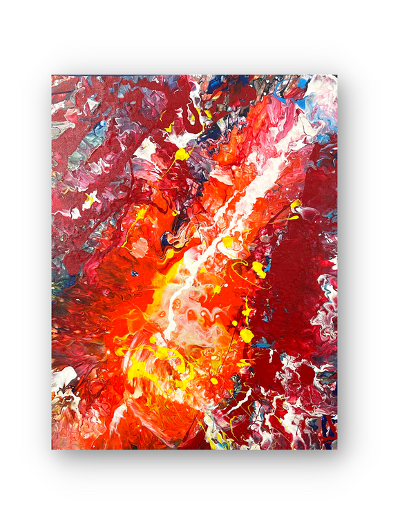 Abstract Fluid Original Acrylic Painting 20