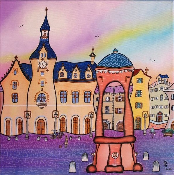 Libourne-La Fontana 40x40 cm