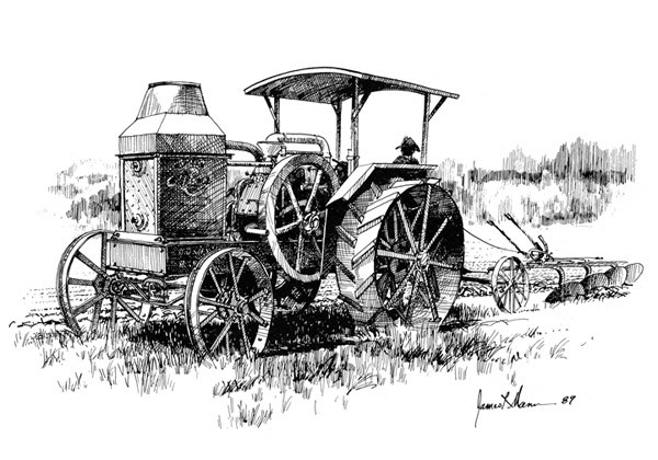 Rumely Oil Pull Model H Tractor 1919
