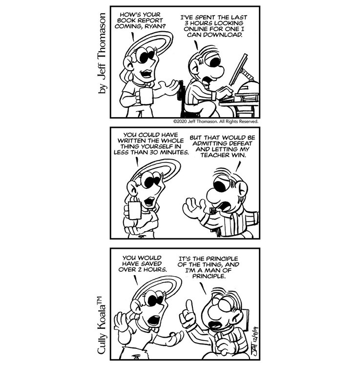Comic - Man of Principle