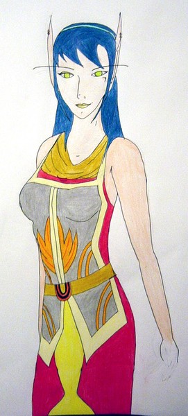 Kurl in early stages of drawing