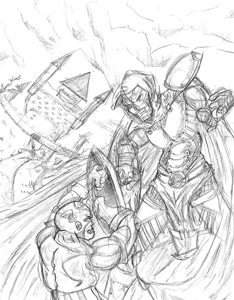 Dr. Doom Vs Captain America
