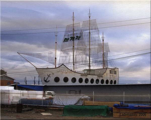 There is a ship that sails the Land