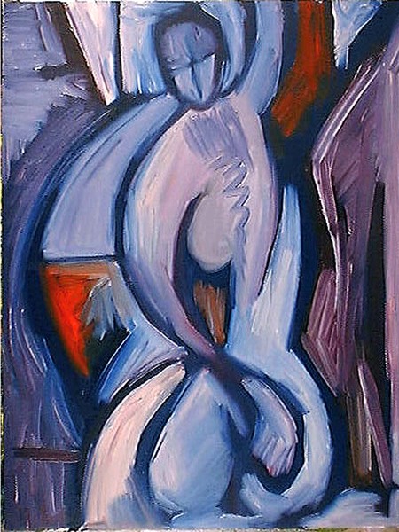 blue dancer